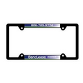 Full Color Signature Dome License Plate Frames - White Reflective